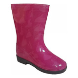 Botas De Lluvia Nena Kids Rosa Niña Goma Liviana Botitas 