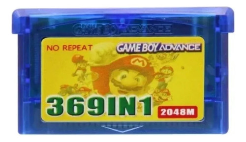 Cartucho Multijuegos 369 En 1 Gameboy Advance Gba Varios