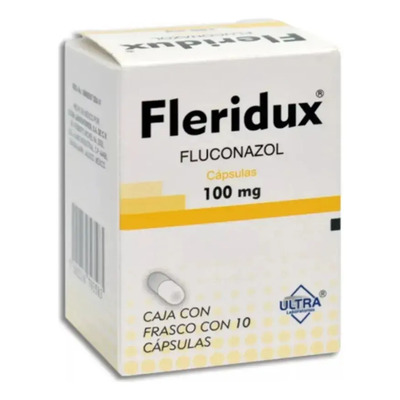 Fleridux Fluconazol Caja Con Frasco Con 10 Cápsulas, 100mg | MercadoLibre