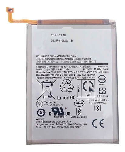 Bateria Para Samsung A21s A02 A12 A217 A022 A125 Garantia