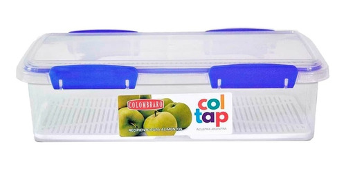 Recipiente Para Alimentos Coltap Rectangular - Colombraro