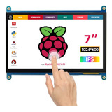 Monitor Táctil De 7puLG Hdmi 1024x600 Para Raspberry Pi 400