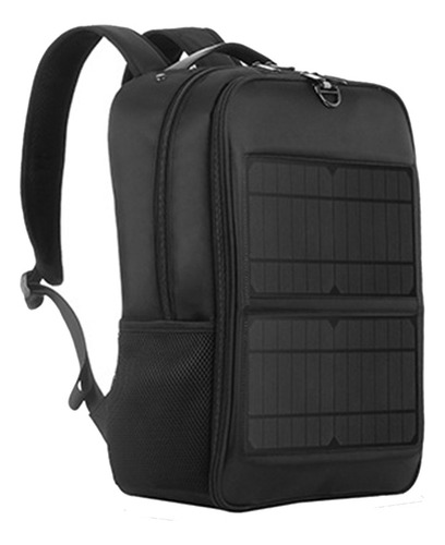 Mochila Alimentada Por Panel Solar De 14 W Con Puerto De Car