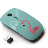 Koolmouse [ratón Inalámbrico Óptico 2.4g [flamingo Teal Pink