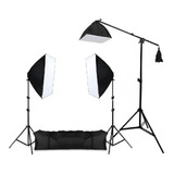 Estudio Kit Iluminação 495w P/ Fotografia  Video Pk-sb03  Nf