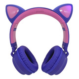 Auriculares Bluetooth Inalambricos Orejas De Gato Para Niños