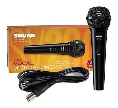 Micrófono Shure Sv200 Alambrico Sv-200 Original Estudio