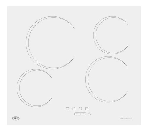 Cocina Tst Vitro Hornalla Electrica // 4 Hornallas