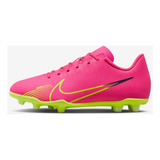 Chuteira Nike Vapor 15 Club Infantil Campo Cor Rosa Tamanho 36 Br