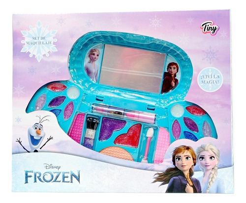 Set De Maquillaje Frozen Make Up Espejo Maquillaje Y Labial