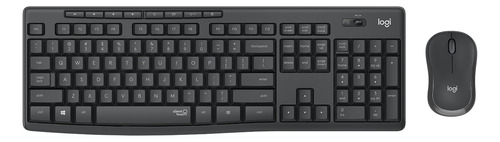 Combo Teclado E Mouse Sem Fio Logitech Mk295 Usb Abnt2