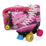 Patin Botita Dolphin 4 Ruedas Con Luces