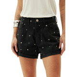 Short Lança Perfume New Comfort High Av24 Preto Feminino