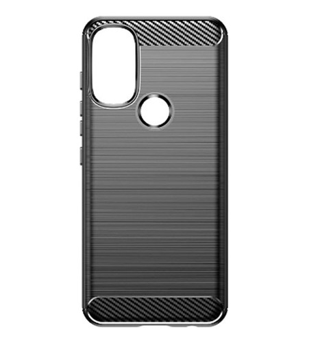 Funda Tpu Fibra Carbono Para Motorola Moto G71 + Templado