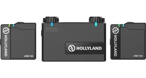 Microfones Hollyland Lark 150 Duo Wireless Preto Sem Fio