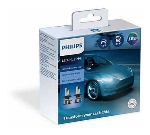 Kit Led H4 Philips Ultinon Essential Nueva Generacion 