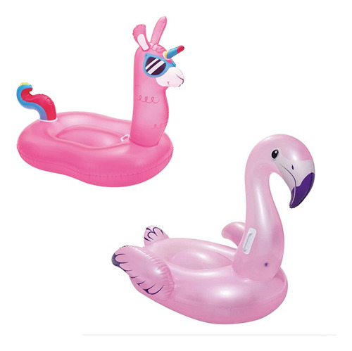 Inflables Para Alberca Gigante Llama Y Flamingo Duopoolparty