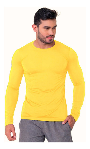 Camisa Térmica Unissex Segunda Pele Proteção Solar Uv Dry