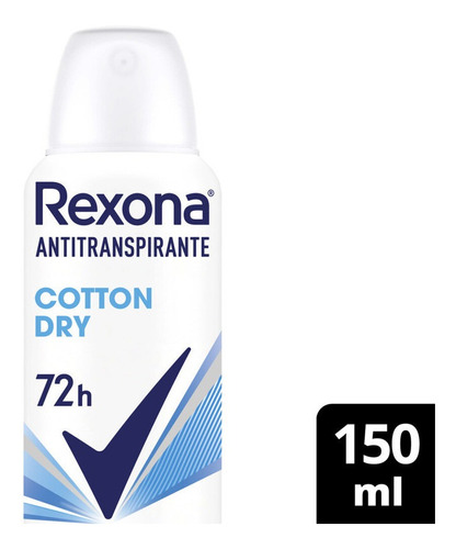 Antitranspirante Rexona Cotton Dry En Aerosol X 150 Ml