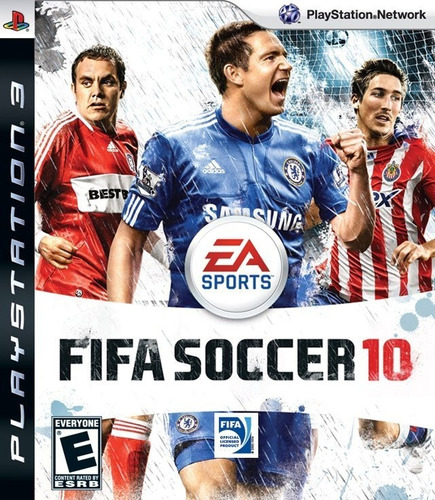 Jogo Fifa Soccer 10 2010 Playstation 3 Ps3 Futebol Míd Físic