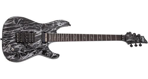 Schecter 1461 C-1 Fr S Guitarra Floyd Rose Silver Mountain