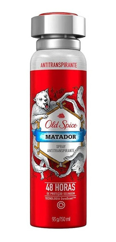 6 Antitranspirante Em Spray Old Spice Matador 150 ml