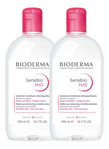 Oferta 2 Sensibio H2o 500ml Piel Sensible Bioderma Original