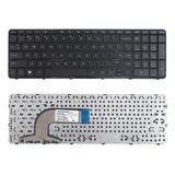 Teclado De Repuesto Con Marco Compatible Con Hp Pavilio 15-f