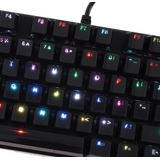 Teclado Mecânico Rgb Gamer Oex Phantom Tc700 Cor De Teclado Preto Idioma Português Brasil