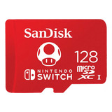 Cartão De Memória Sandi 128g Highspeed Tfcard Nintendo Switc