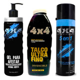 Gel Para Afeitar  Enfriador De Maquinas Talco Invencible 4x4