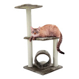 Arranhador Para Gatos 2 Andares C/ Tunel The Pets Brasil