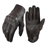 Guantes Vintage De Piel De Oveja Para Moto Four Seasons Para