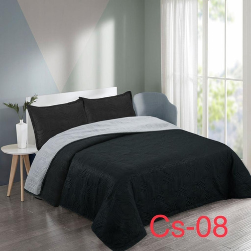 Cubrecama De Verano Quilt Cobertor Unicolor 2.5 Plazas King