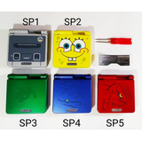 Carcaça Game Boy Advance Sp Edição Spongebob Bobesponja X Y