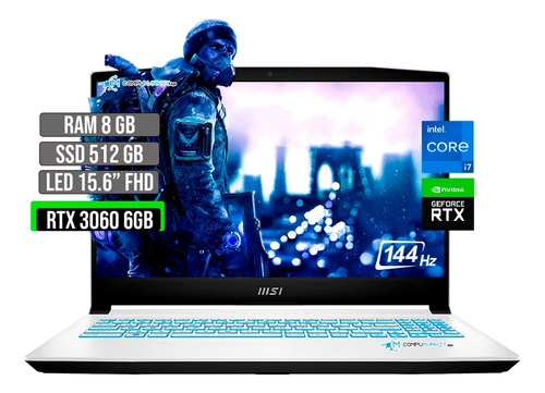 Msi Sword Intel Core I7 12650h Ssd 512gb Ram 8gb Rtx 3060