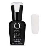 Color Gel Esmalte Para Uñas Organic Nails Moon White 7.5ml Color Blanco