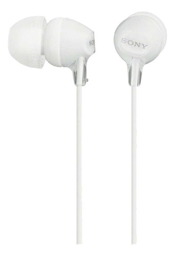 Fone De Ouvido In-ear Sony Ex Series Mdr-ex15lp Branco
