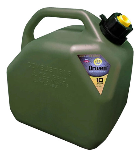 Bidon Driven Combustible 10l Verde Pico Vertedor Nautico Dri