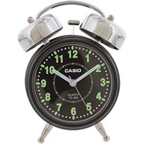 Reloj Casio Despertador Tq362-1a Luz Y Campanilla Tienda