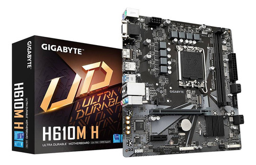 Placa Madre Gigabyte H610m H Lga 1700, Ddr5, 2x M.2, Matx