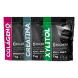 Kit: Colágeno 1kg + Creatina 1kg + Xilitol 1kg