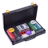 Set De Poker Texas Holdem 200 Fichas Set Caja