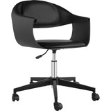 Silla Oficina Comoda Giratoria Ejecutiva Taburete Con Ruedas Color Negro