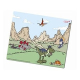 Pad Para Mouse Dinos With 3d, 22x18cm