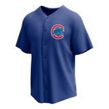 Jersey Camisola Beisbol Cachorros Chicago Azul Infantil