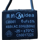 Cbb61 Capacitor Condensador Ventilador 6uf 450v 6mfd