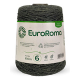 Barbante Euroroma Fio 6 - 600 G  610 M - Colorido - Kit 6 Un