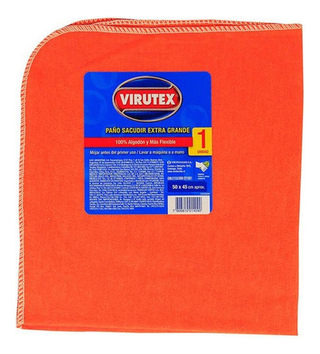 Virutex Paño De Sacudir De Mano X1 40x35 Cm Unidad