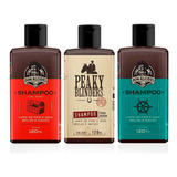 Kit 3x Shampoo Barba Negra Calico Peaky Blinders Don Alcides